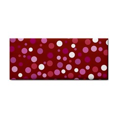 Lesbian Pride Flag Scattered Polka Dots Hand Towel by VernenInk