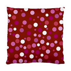 Lesbian Pride Flag Scattered Polka Dots Standard Cushion Case (Two Sides)