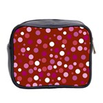 Lesbian Pride Flag Scattered Polka Dots Mini Toiletries Bag (Two Sides) Back