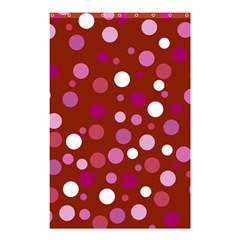 Lesbian Pride Flag Scattered Polka Dots Shower Curtain 48  X 72  (small)  by VernenInk