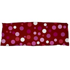 Lesbian Pride Flag Scattered Polka Dots Body Pillow Case Dakimakura (Two Sides)