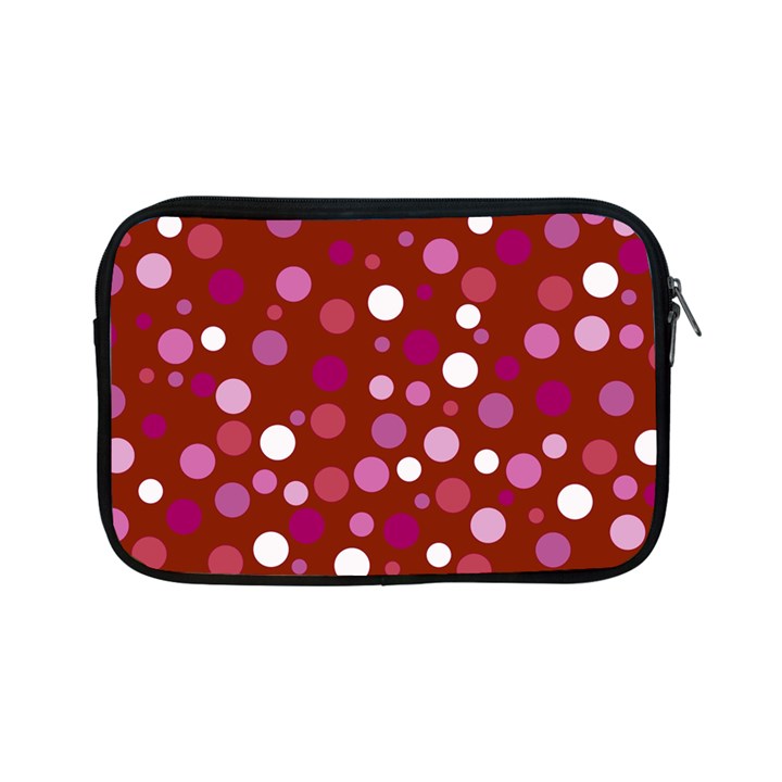 Lesbian Pride Flag Scattered Polka Dots Apple iPad Mini Zipper Cases