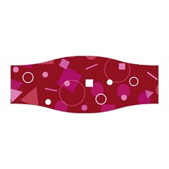 Lesbian Pride Flag Retro Shapes Pattern Stretchable Headband by VernenInk