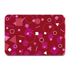 Lesbian Pride Flag Retro Shapes Pattern Plate Mats by VernenInk