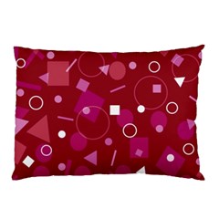 Lesbian Pride Flag Retro Shapes Pattern Pillow Case (two Sides) by VernenInk