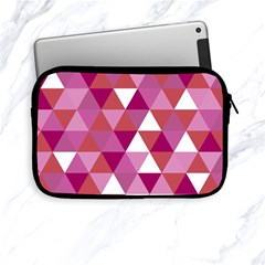 Lesbian Pride Alternating Triangles Apple Ipad Mini Zipper Cases by VernenInk