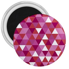 Lesbian Pride Alternating Triangles 3  Magnets by VernenInk