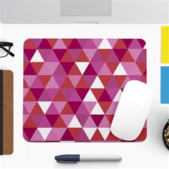 Lesbian Pride Alternating Triangles Large Mousepads by VernenInk