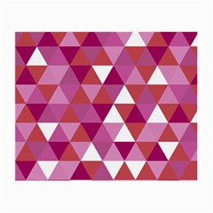 Lesbian Pride Alternating Triangles Small Glasses Cloth by VernenInk