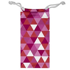 Lesbian Pride Alternating Triangles Jewelry Bag by VernenInk