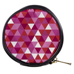 Lesbian Pride Alternating Triangles Mini Makeup Bag by VernenInk