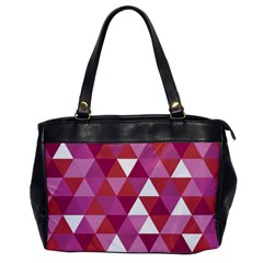 Lesbian Pride Alternating Triangles Oversize Office Handbag by VernenInk