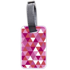 Lesbian Pride Alternating Triangles Luggage Tag (two Sides) by VernenInk