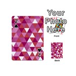 Lesbian Pride Alternating Triangles Playing Cards 54 Designs (Mini) Front - Spade2