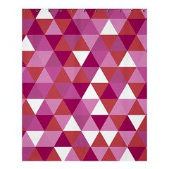 Lesbian Pride Alternating Triangles Shower Curtain 60  X 72  (medium)  by VernenInk