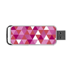 Lesbian Pride Alternating Triangles Portable Usb Flash (two Sides) by VernenInk