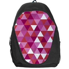 Lesbian Pride Alternating Triangles Backpack Bag by VernenInk