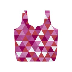 Lesbian Pride Alternating Triangles Full Print Recycle Bag (s) by VernenInk