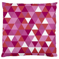 Lesbian Pride Alternating Triangles Standard Flano Cushion Case (two Sides) by VernenInk