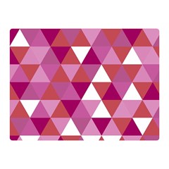 Lesbian Pride Alternating Triangles Double Sided Flano Blanket (mini)  by VernenInk