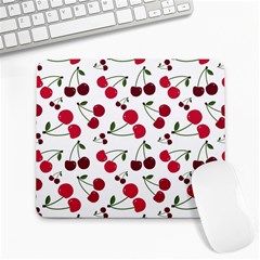 Cute Cherry Pattern Large Mousepads by TastefulDesigns