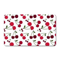 Cute Cherry Pattern Magnet (rectangular) by TastefulDesigns