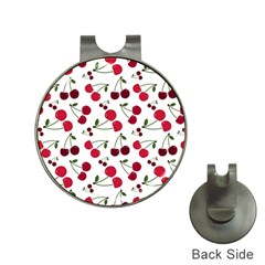 Cute Cherry Pattern Hat Clips With Golf Markers by TastefulDesigns