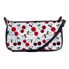 Cute Cherry Pattern Shoulder Clutch Bag by TastefulDesigns