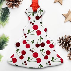 Cute Cherry Pattern Ornament (christmas Tree) 