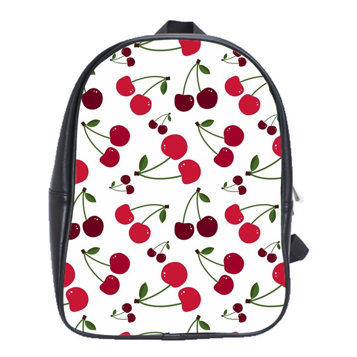 Cute cherry pattern School Bag (XL)