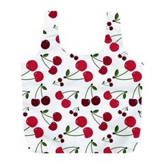 Cute Cherry Pattern Full Print Recycle Bag (l) by TastefulDesigns