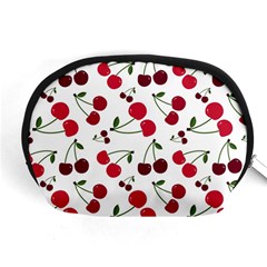 Cute Cherry Pattern Accessory Pouch (medium) by TastefulDesigns