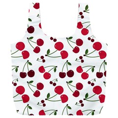 Cute Cherry Pattern Full Print Recycle Bag (xxl) by TastefulDesigns