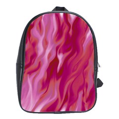 Lesbian Pride Abstract Smokey Shapes School Bag (large) by VernenInk