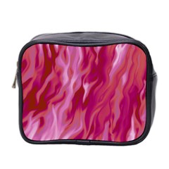 Lesbian Pride Abstract Smokey Shapes Mini Toiletries Bag (two Sides) by VernenInk