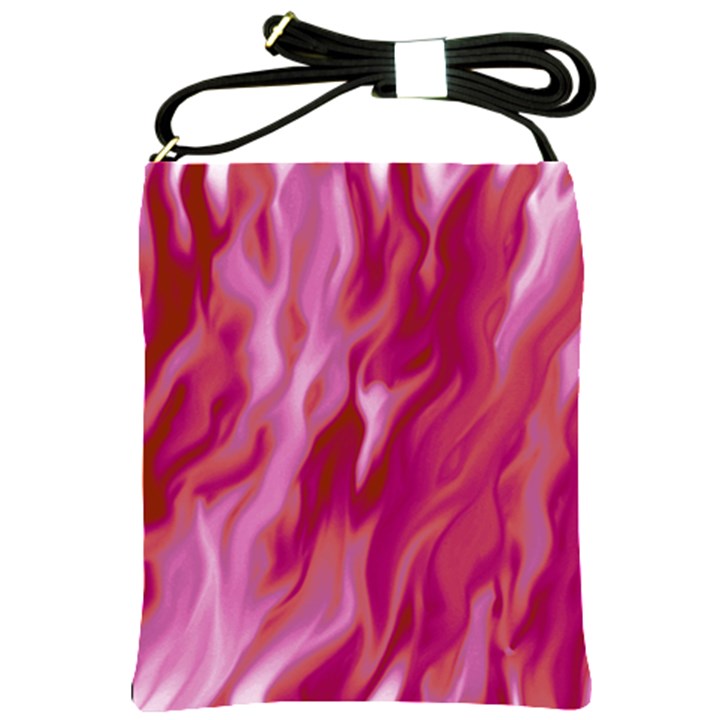 Lesbian Pride Abstract Smokey Shapes Shoulder Sling Bag