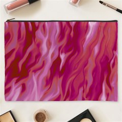 Lesbian Pride Abstract Smokey Shapes Cosmetic Bag (xxxl) by VernenInk