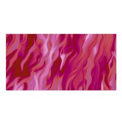 Lesbian Pride Abstract Smokey Shapes Satin Shawl by VernenInk