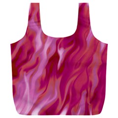 Lesbian Pride Abstract Smokey Shapes Full Print Recycle Bag (xxxl) by VernenInk