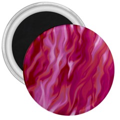 Lesbian Pride Abstract Smokey Shapes 3  Magnets by VernenInk