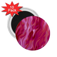 Lesbian Pride Abstract Smokey Shapes 2 25  Magnets (10 Pack)  by VernenInk