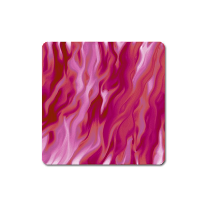 Lesbian Pride Abstract Smokey Shapes Square Magnet