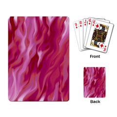 Lesbian Pride Abstract Smokey Shapes Playing Cards Single Design (rectangle) by VernenInk