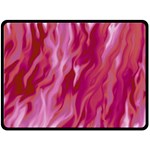 Lesbian Pride Abstract Smokey Shapes Fleece Blanket (Large)  80 x60  Blanket Front