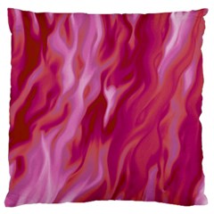 Lesbian Pride Abstract Smokey Shapes Large Cushion Case (one Side) by VernenInk