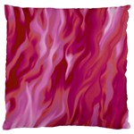 Lesbian Pride Abstract Smokey Shapes Large Cushion Case (Two Sides) Front