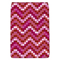 Lesbian Pride Pixellated Zigzag Stripes Removable Flap Cover (l) by VernenInk