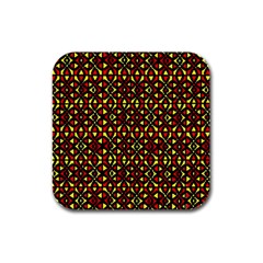 Rby-187 Rubber Square Coaster (4 Pack)  by ArtworkByPatrick