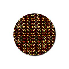 Rby-187 Rubber Coaster (round)  by ArtworkByPatrick