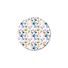 Watercolor Floral Seamless Pattern Golf Ball Marker (10 Pack) by TastefulDesigns